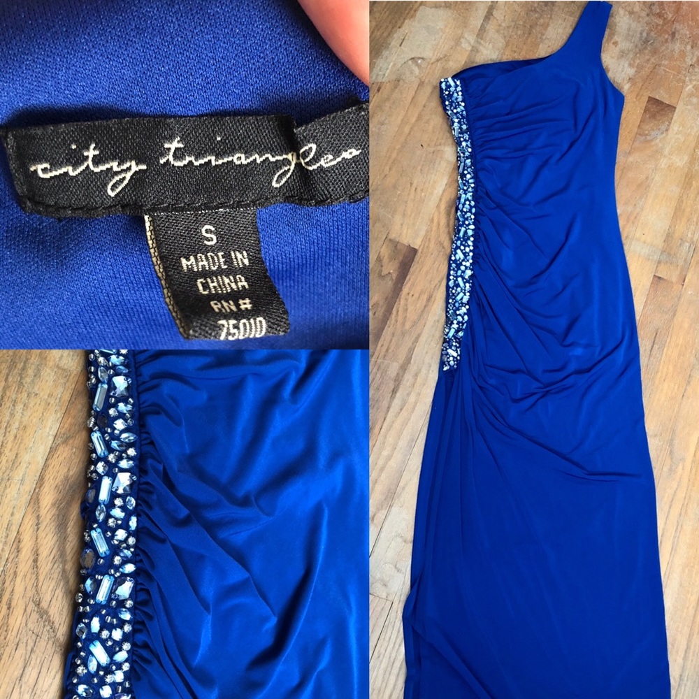 PROM/EVENT City Triangles Long dress Body-con 1-Shoulder